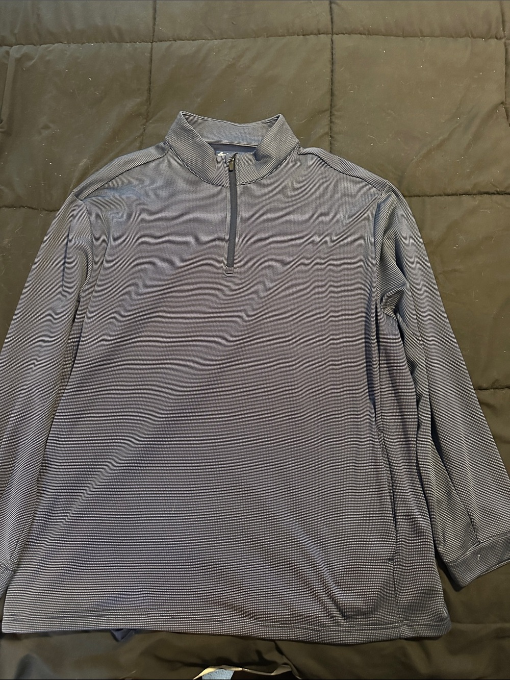 Hogan Dark Navy Quarter-Zip Pullover